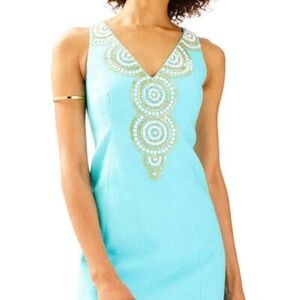 Lilly Pulitzer Gabby Shift Dress Serene Blue - Size 00